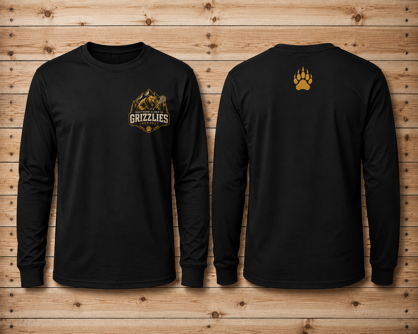 Southern Alberta Grizzlies Lacrosse Long Sleeve Tee