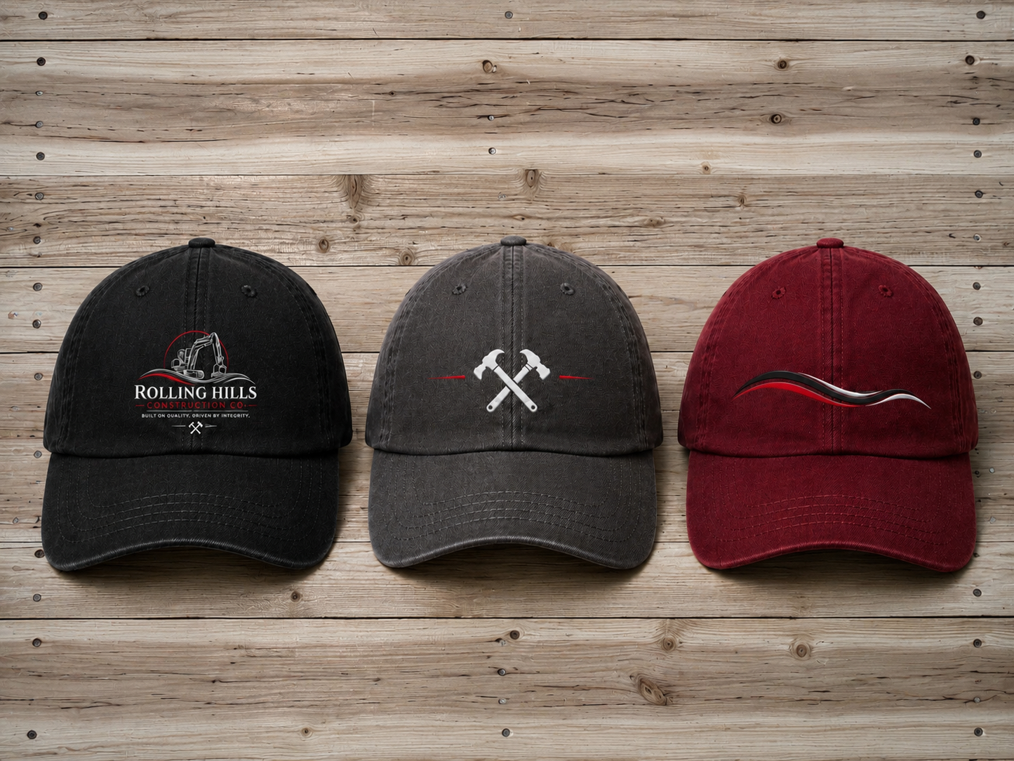 Rolling Hills Construction Co. Ball Caps