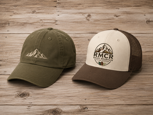 Rocky Mountain Coffee Roasters (RMCR) Ball and Trucker Cap