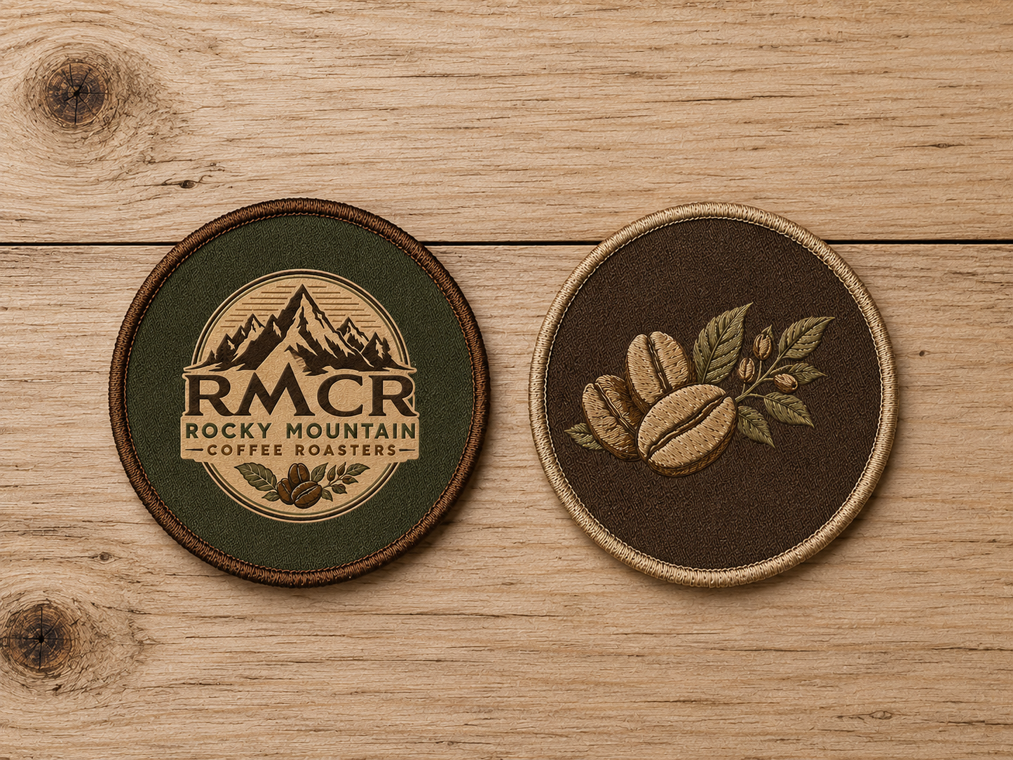 Rocky Mountain Coffee Roasters (RMCR) Custom Patch Design